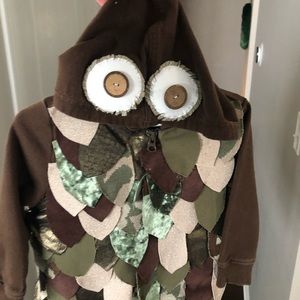 Hand Made Owl Costume-Size 2T